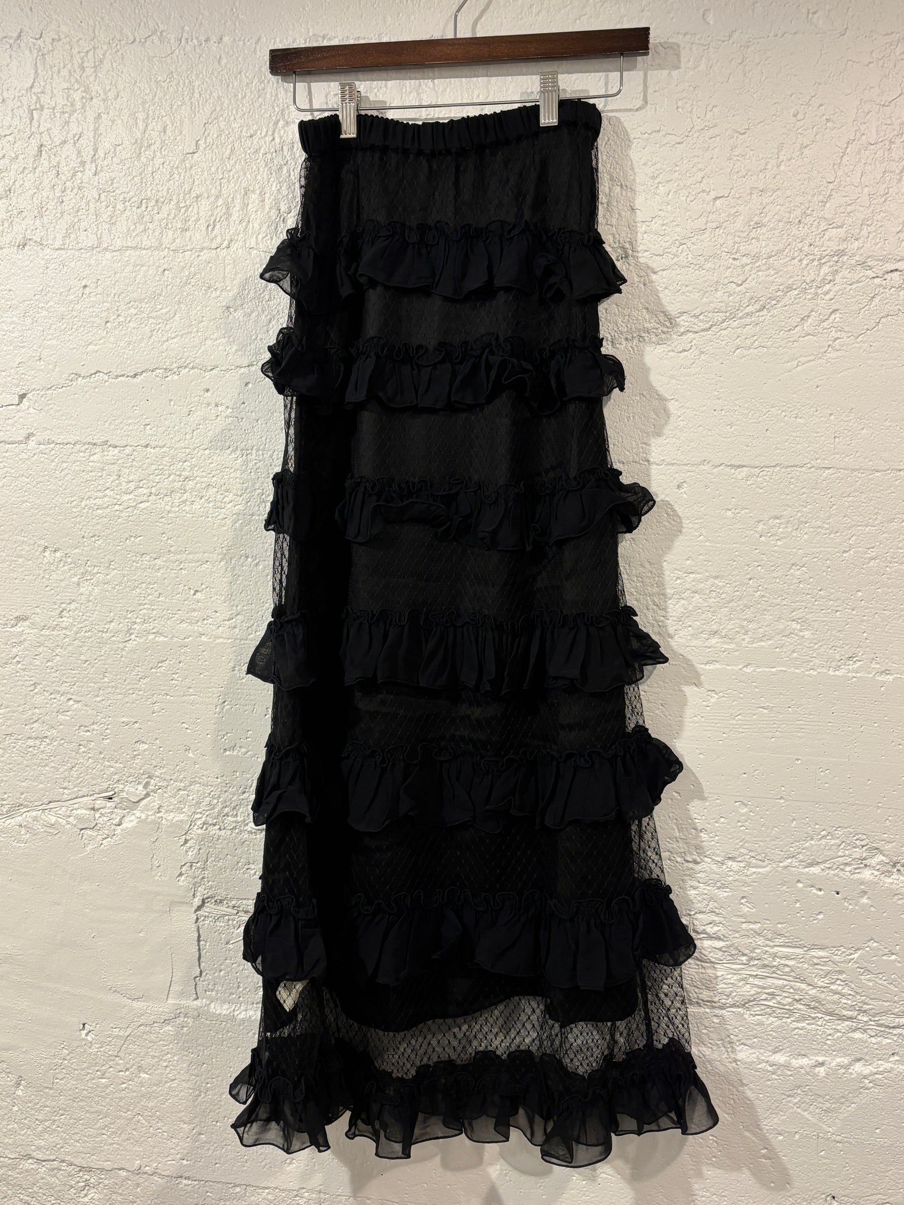 The Great The Winter Mesh Flounce Skirt fall 2025 new release this is the great clothing Boltranchstore.com Free shipping instock womens fashion buy now