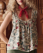 The Great Victorian Pleat Tank Floating Butterfly  button up front FREE SHIPPING AT BOLTRANCHSTORE.COM