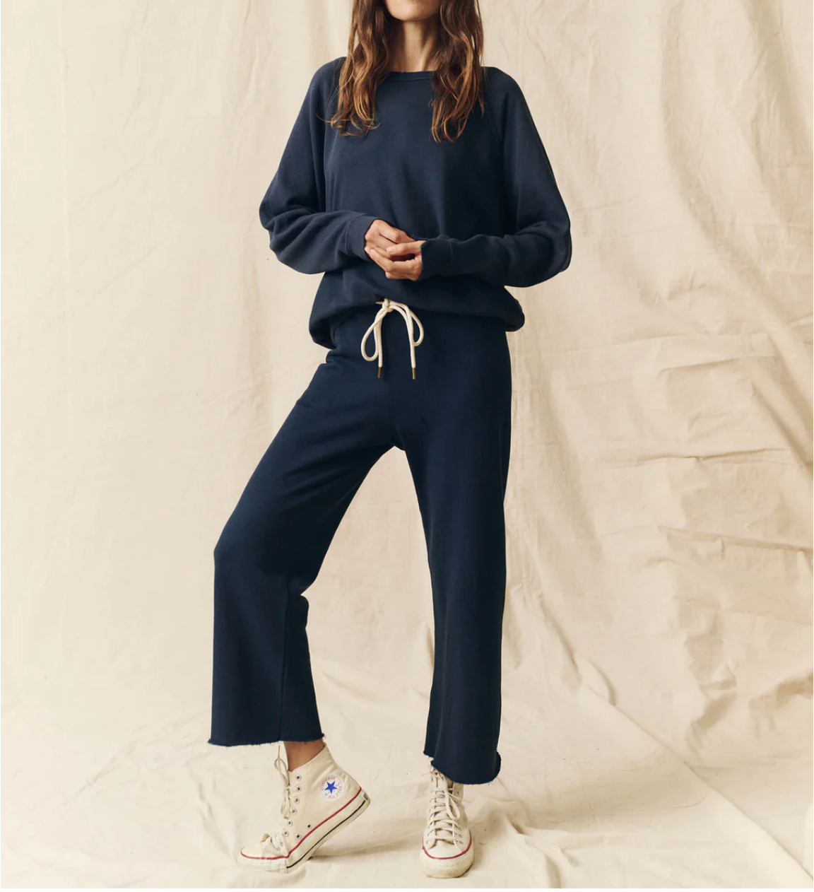 The Great Wide Leg Cropped Sweatpant Womens loungewear by The Great Brand buy now at Bolt Ranch Store