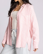 Thread and Supply Eden Womens Top Boltranchstore.com free shipping pink and rose cream stripe