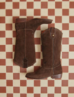 Penelope Chilvers Topanga Suede Boot naturally worn in oiled suede finish