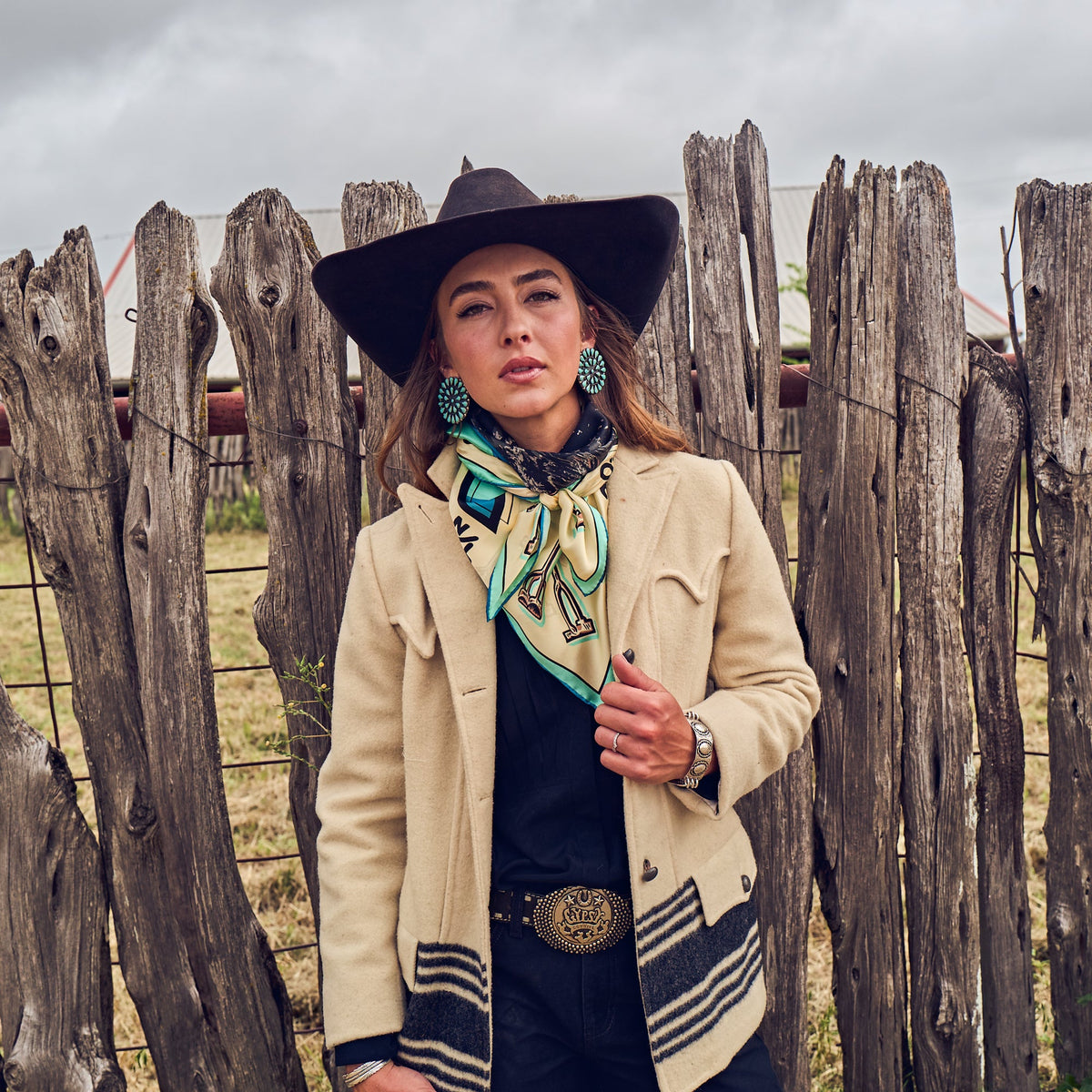 Fringe Scarves Toro Grande Angus Silk Scarf dry clean preferred silk that smooths with a steamer western fashion Utah