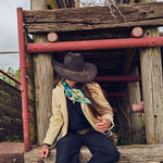 Fringe Scarves Toro Grande Angus Silk Scarf 100 percent 12mm satin silk with a smooth soft drape western clothing