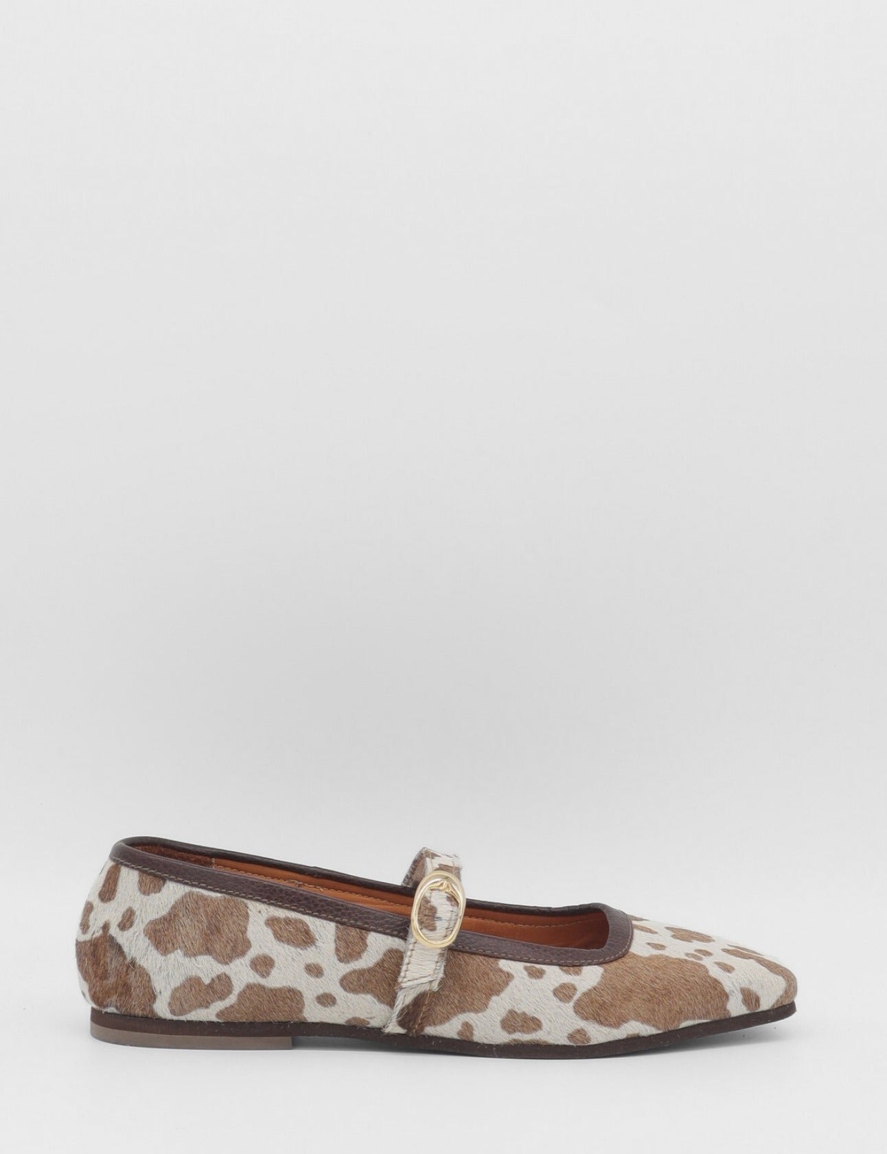 Stivali Tribeca Mary Jane Ballet Cowhide Flats