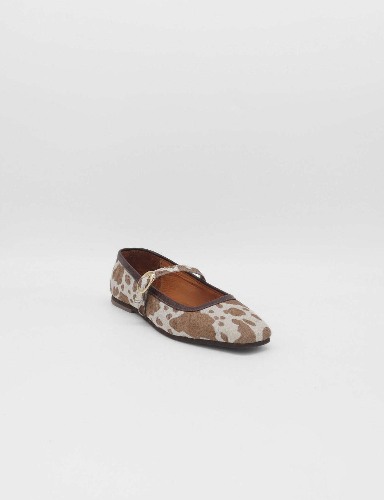 Stivali Tribeca Mary Jane Ballet Cowhide Flats