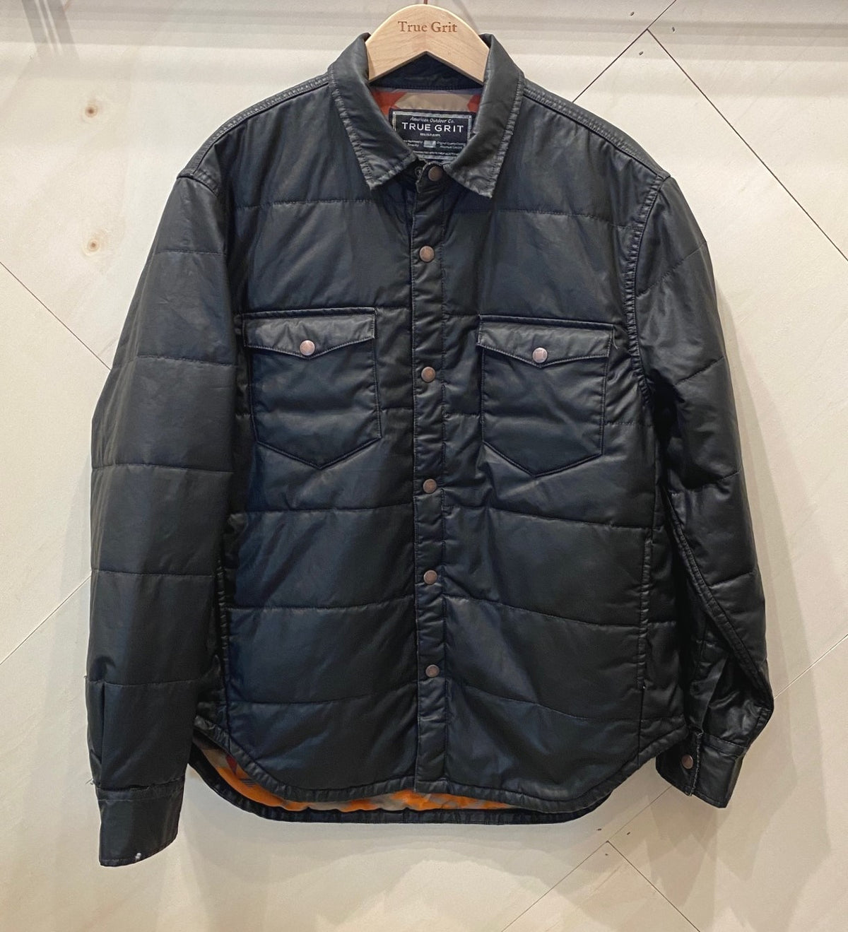 True Grit Quilted Ranch Shirt Jacket