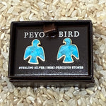 Turquoise Gold Stud Earrings order at boltranchstore.com