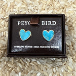 Turquoise Gold Stud Earrings order at boltranchstore.com