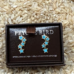 Turquoise Gold Stud Earrings order at boltranchstore.com