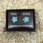 Turquoise Gold Stud Earrings order today at boltranchstore.com