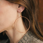 Twisted Silver Hammered Hoops at boltranchstore.com free shipping in stock womens hoops earrings 
