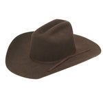Twister Junior Cowboy Wool Hat chocolate felt hat kids free shipping