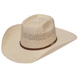 Twister Jute Cowboy Hat Brn Leather Band