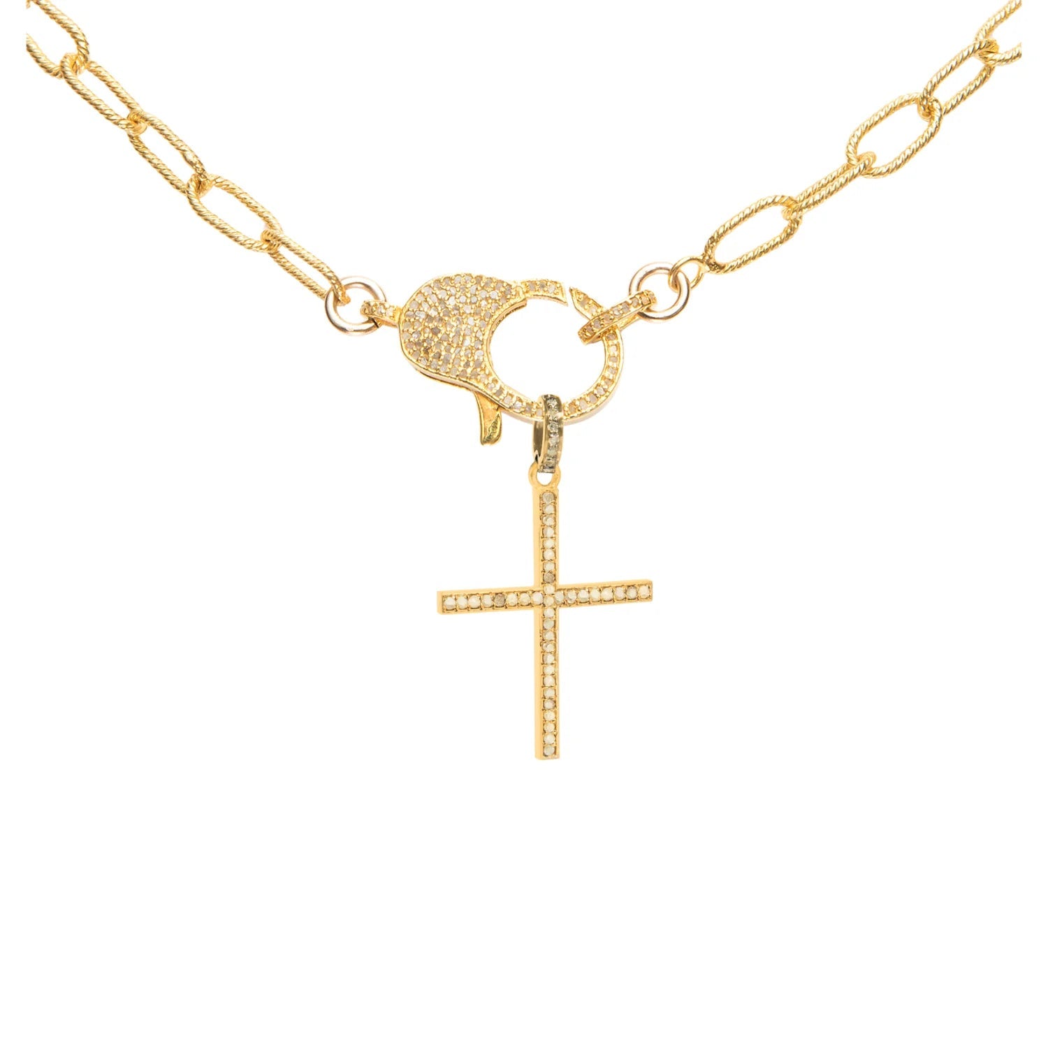 Makhala Cross Large Charm