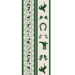 Fringe Scarves Game Day Twilly Down South Doily Green skinny 2 inch by 45 inch poly chiffon ribbon scarf western clothing
