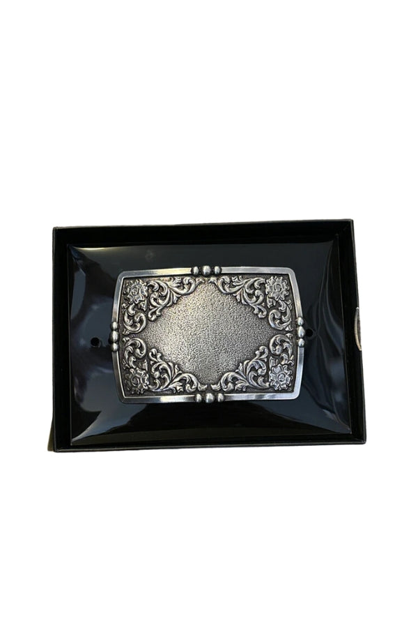 Ariat Rectangle Floral Engraved Buckle