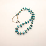 Vintage Mini Turquoise Nugget Necklace native american jewelry antique one of a kind at bolt ranch store