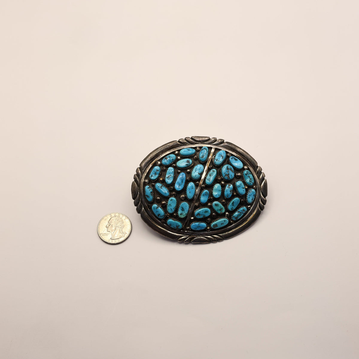 Vintage Multi Stone Diagonal Buckle