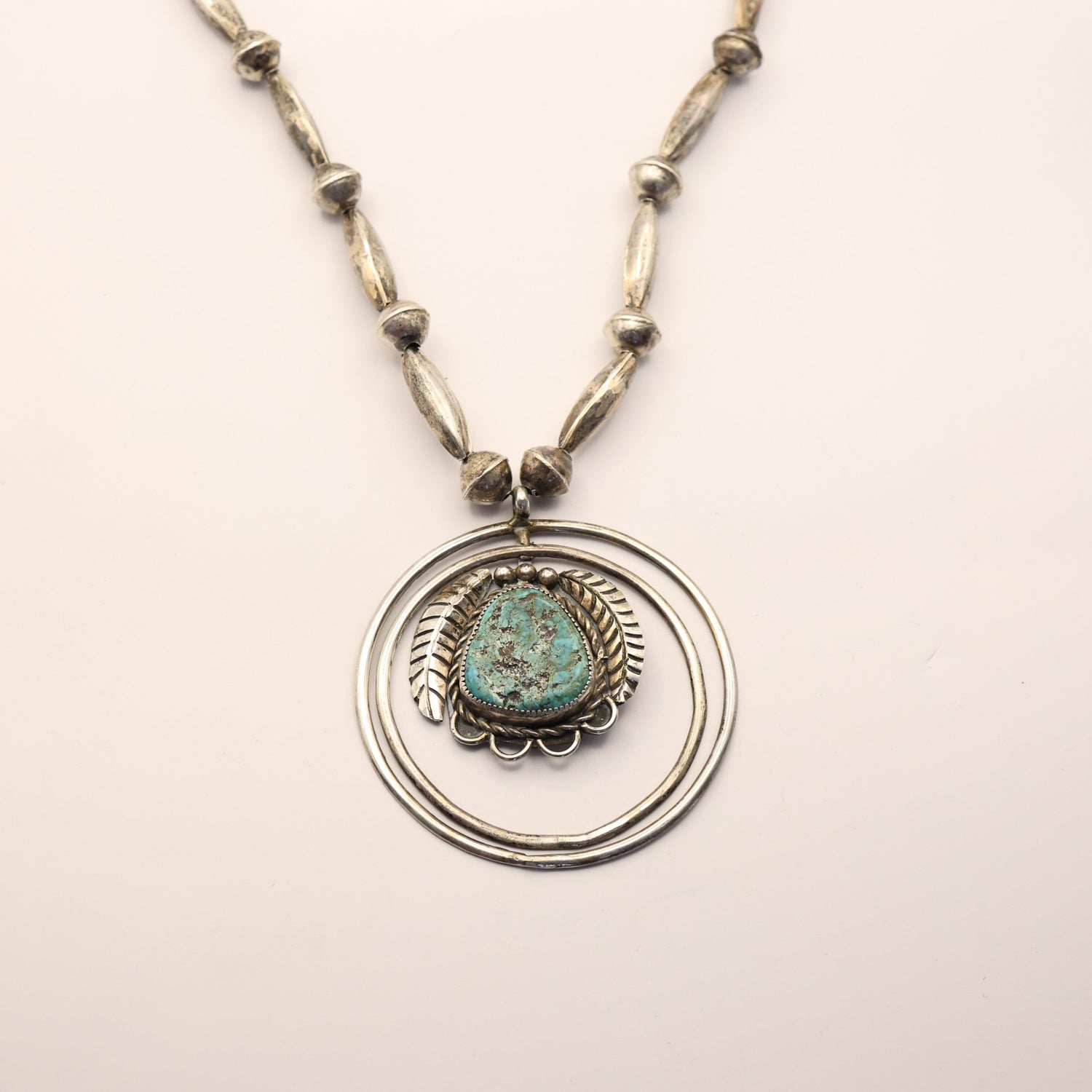 Vintage Tungsten Mine Turquoise Necklace
