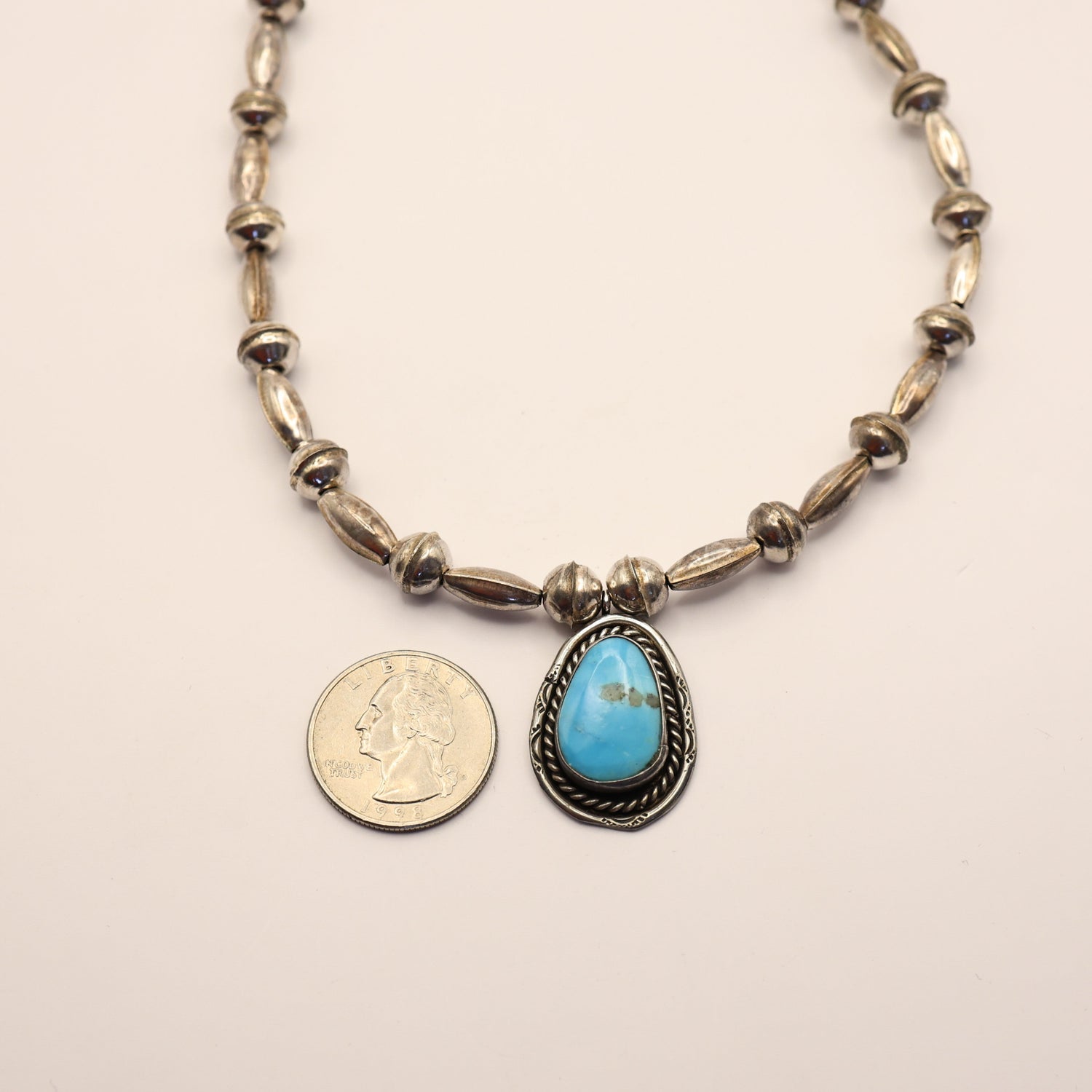 Vintage Turquoise Chocker sterling silver 