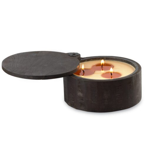 Himalayan Wooden Spice Medium Pot Candle