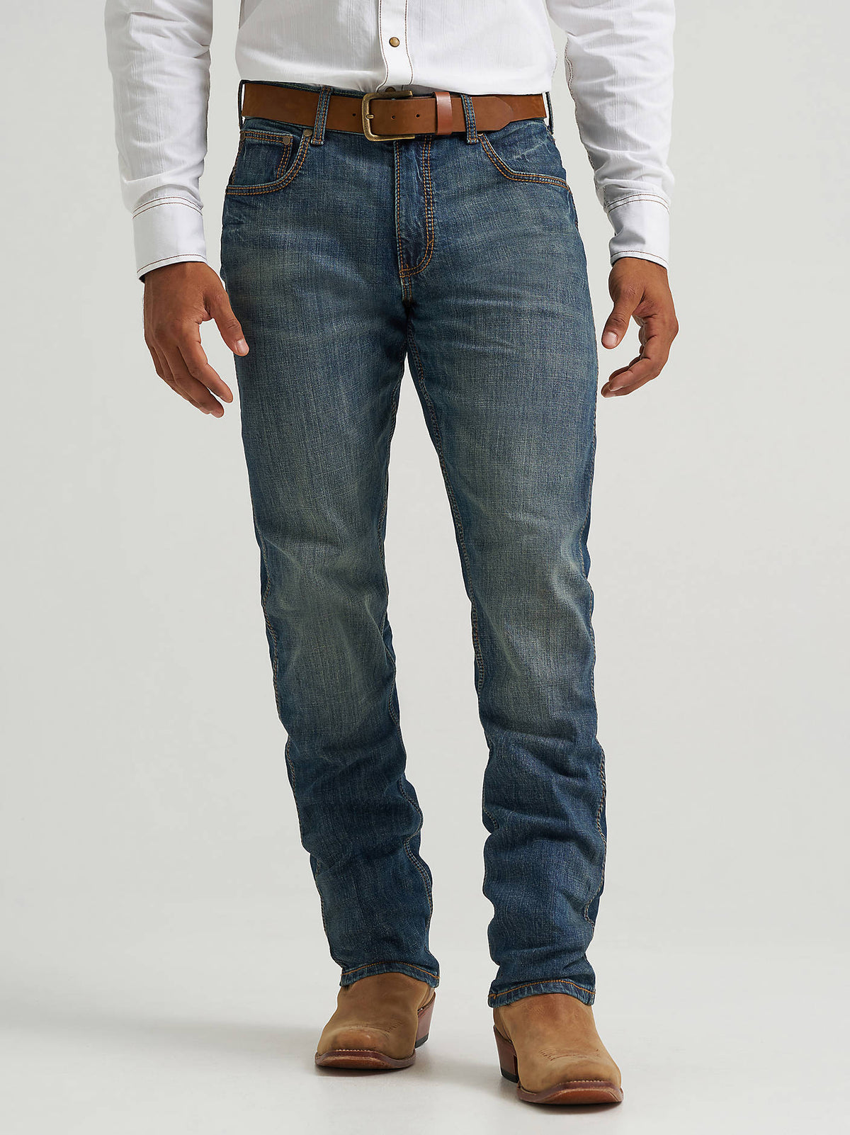Wrangler Mens Retro Slim Straight Bozeman mens bottoms jeans denim cowboy wrangler slim jeans free shipping at boltranchstore.com mens rodeo jeans mens family photo outfit