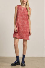Washed Bandana Dress womens red rodeo summer short dress Boltranchstore.com red bandana western fashion style free shipping