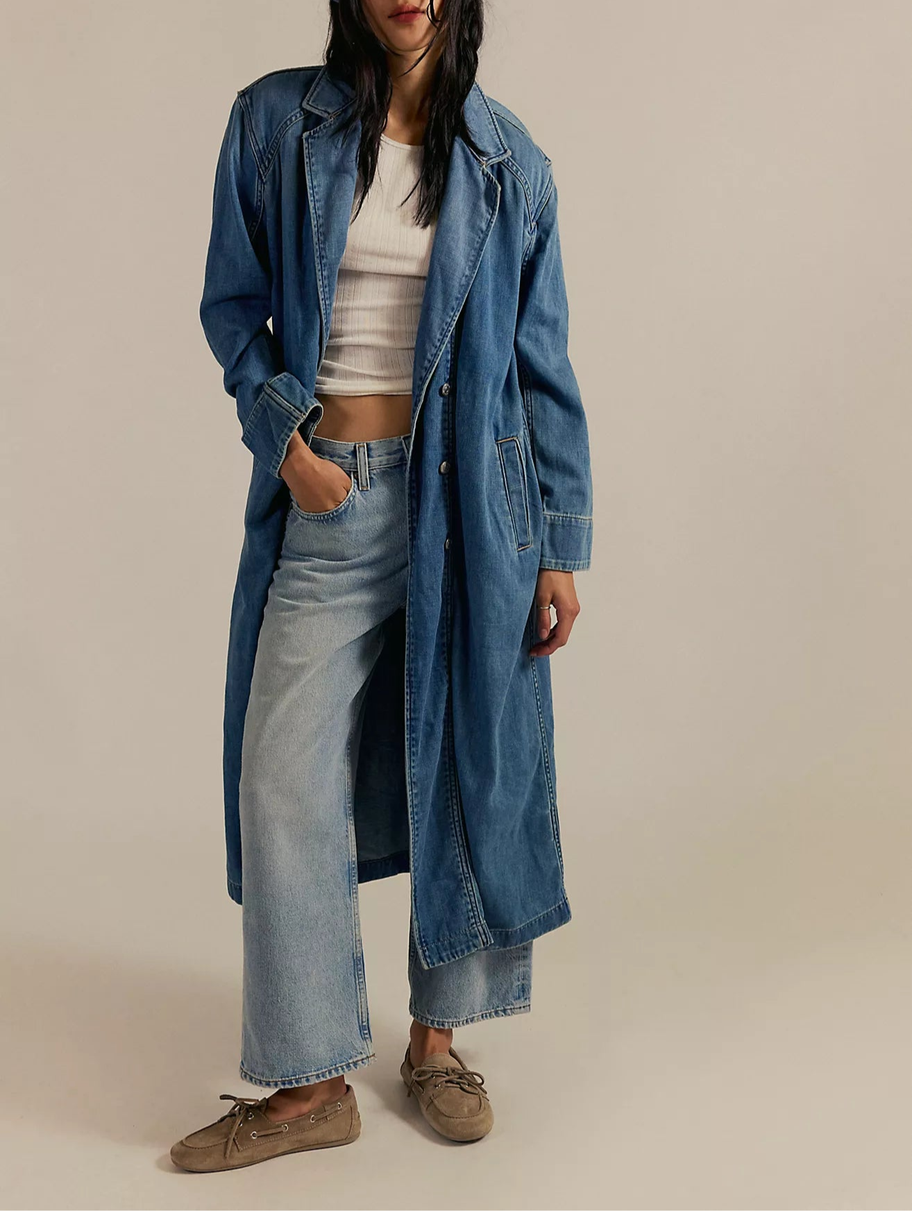 We The Free Monique Indigo Duster Buy at Boltranchstore.com