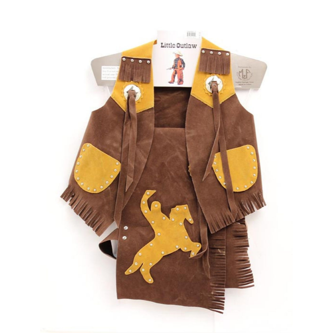 Bigtime Rodeo Childrens Chaps and Vest
