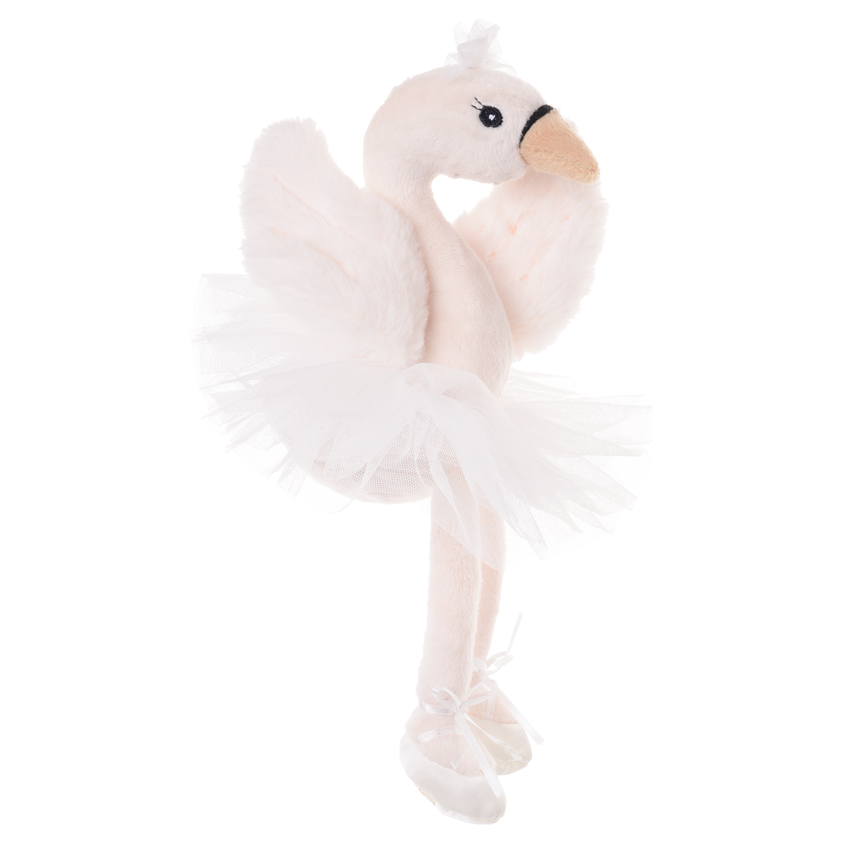 Bukowski White Odette white plush ballerina swan womens western boutique Utah SKU 18006E