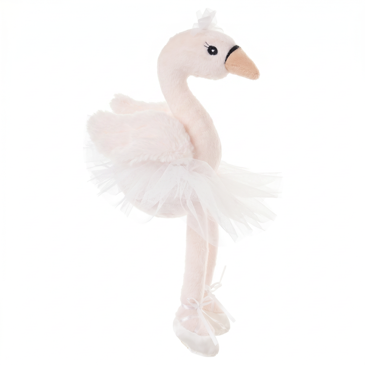 Bukowski White Odette tulle skirt and tulle bow on a small swan