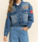 Wild Ride Western Denim Jacket womens western apparel bolt ranch store