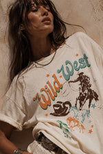 Wild West Ranch Club Tee french vanilla Boltranchstore.com Free Shipping womens cowgirl western t-shirt