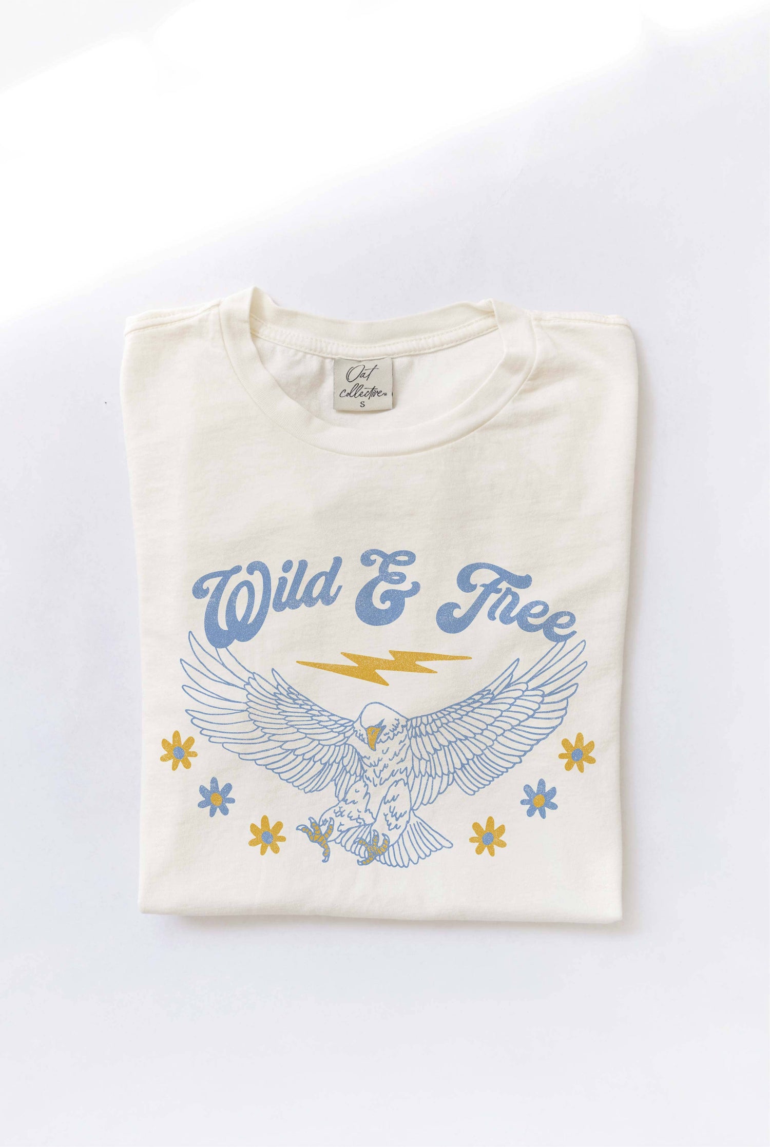 Wild and Free Graphic Top womens summer t-shirt free shipping at Boltranchstore.com 