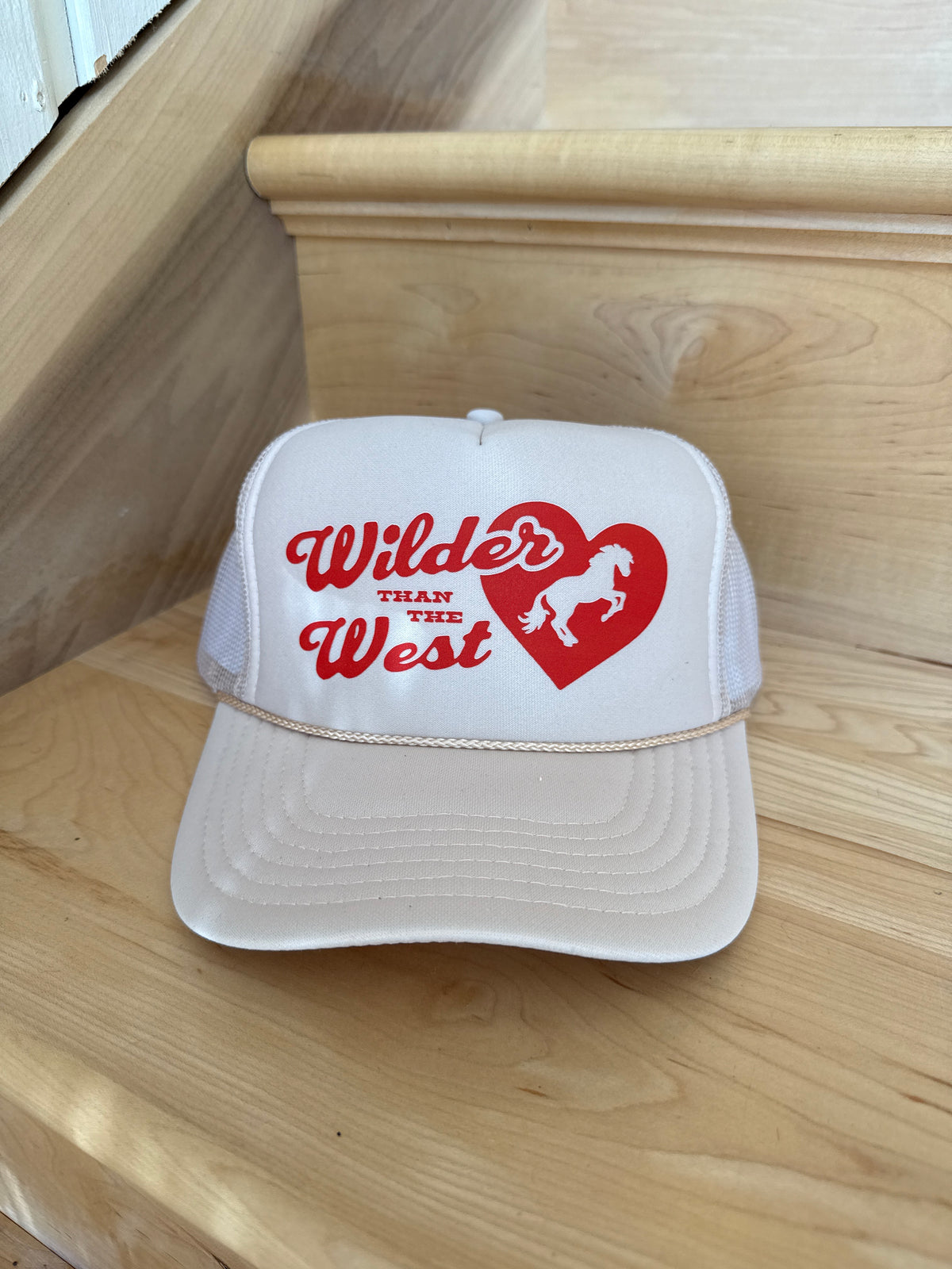 Wilder Than the West Trucker Hat shop at boltranchstore.com