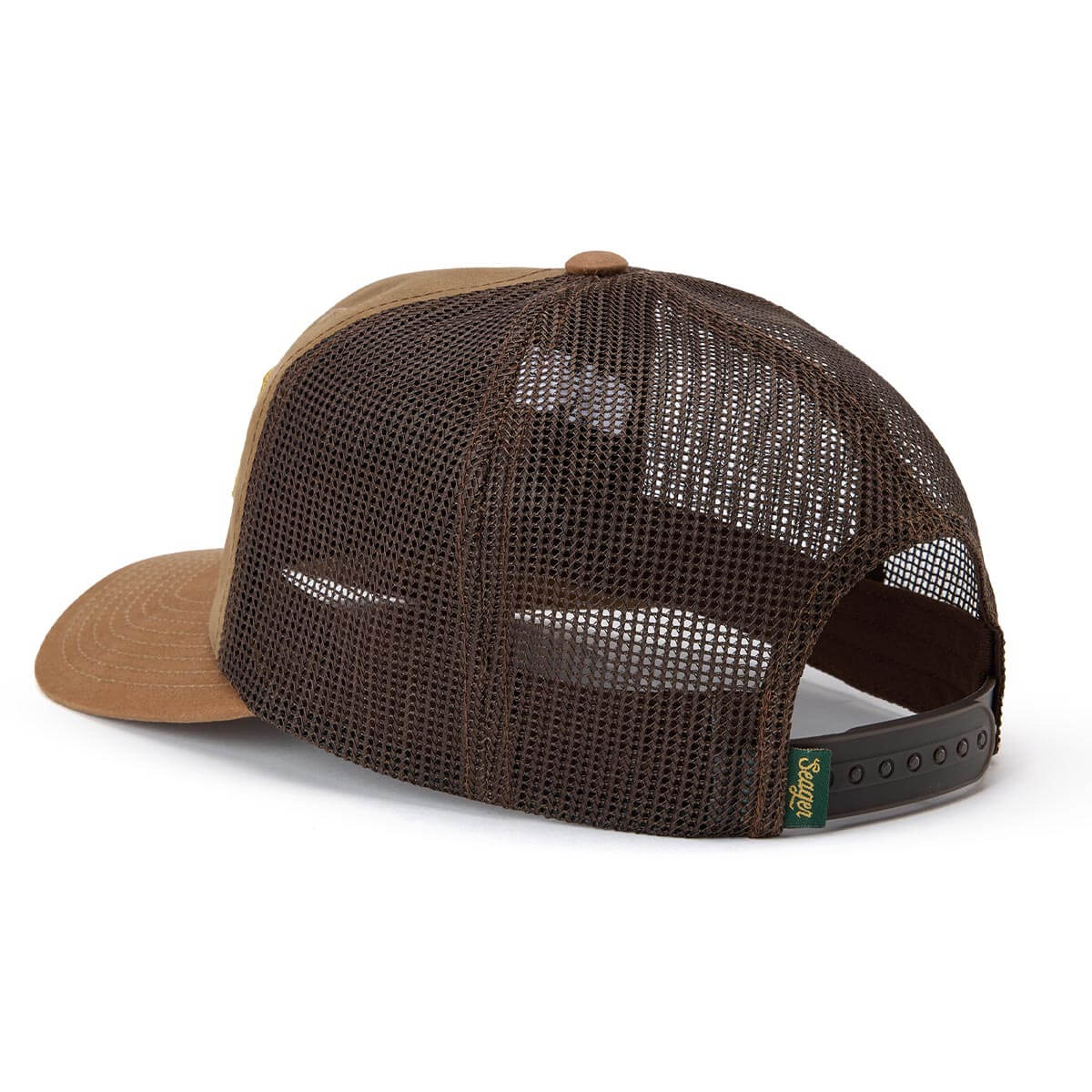 Seager Wilson Waxed Canvas Snapback Tan Hat