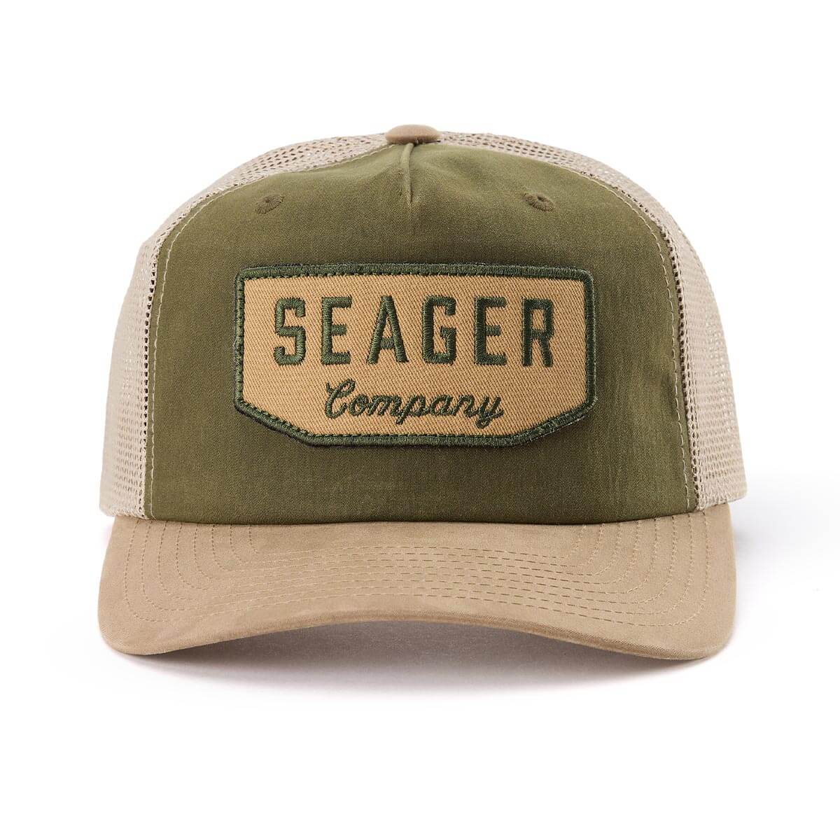 Mens western clothing rodeo Utah Wilson Waxed Snapback Tan Green SKU MHH26WLSWGRN Boltranchstore.com free shipping