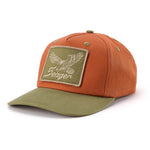 Seager Wingspan Snapback Maroon Green maroon and green cotton mens snapback western clothing Utah SKU MHH26WINGSRED