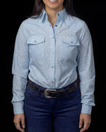 Ferrell The Remi Womens Pearl Snap Long Sleeve Shirt SKU FPL2026111  Womens western boutique Utah womens  horseback riding clothing
