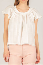 Womens Sky Eyelet Top boltranchstore.com free shipping summer shirt white eyelet lace pretty cap sleeve shirt western fashion style simple summer shirt 