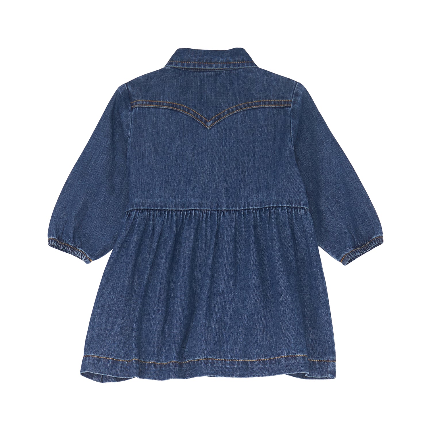 Wrangler Baby Girl LS Denim Snap Dress