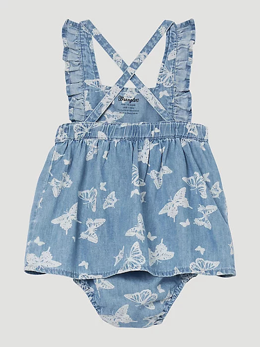 Wrangler Infant-Toddler Pinafore Denim Dress
