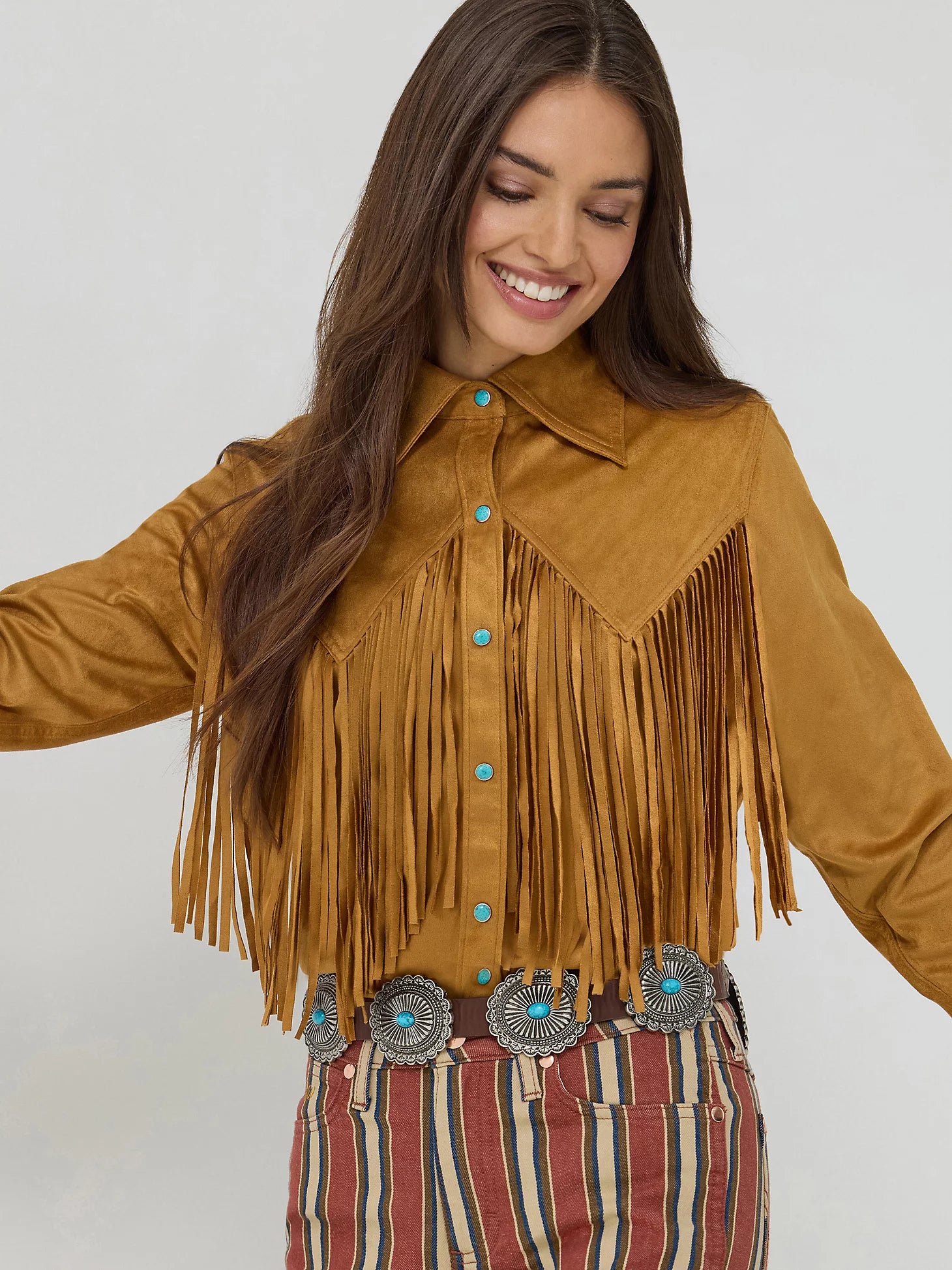 Wrangler Lainey Wilson Fringe Snap Shirt