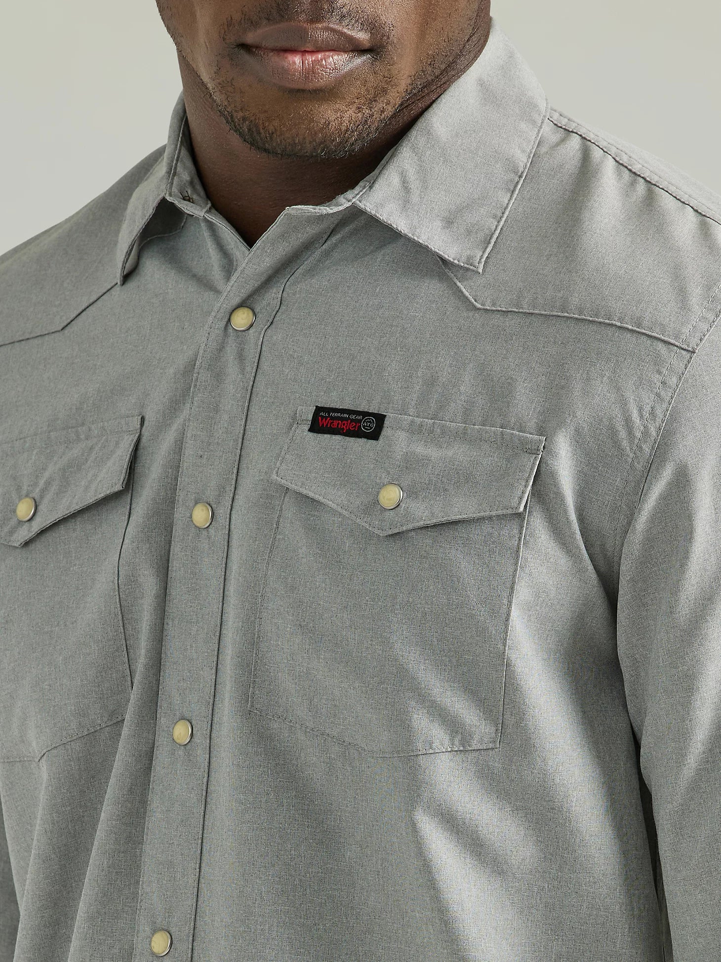 Wrangler Mens ATG LS Western Shirt