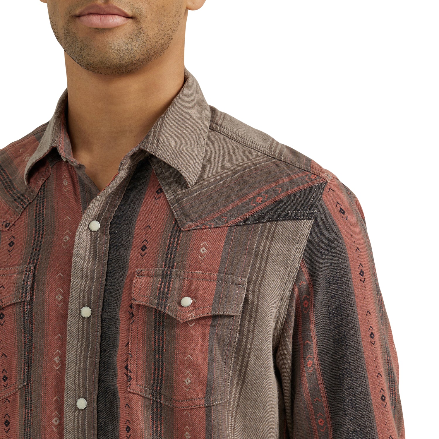 Wrangler Mens Retro Premium LS Snap Shirt