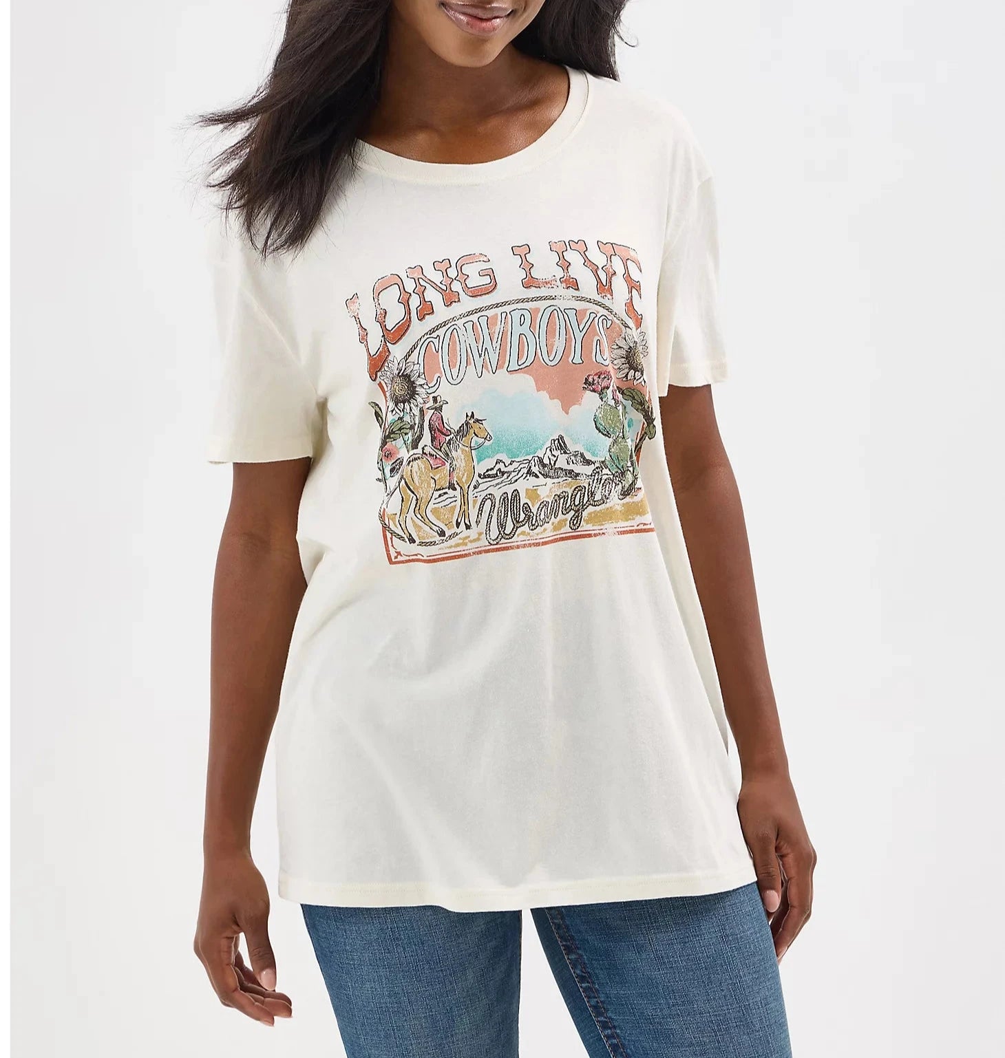 Wrangler Womens Boyfriend Desert Vintage Tee