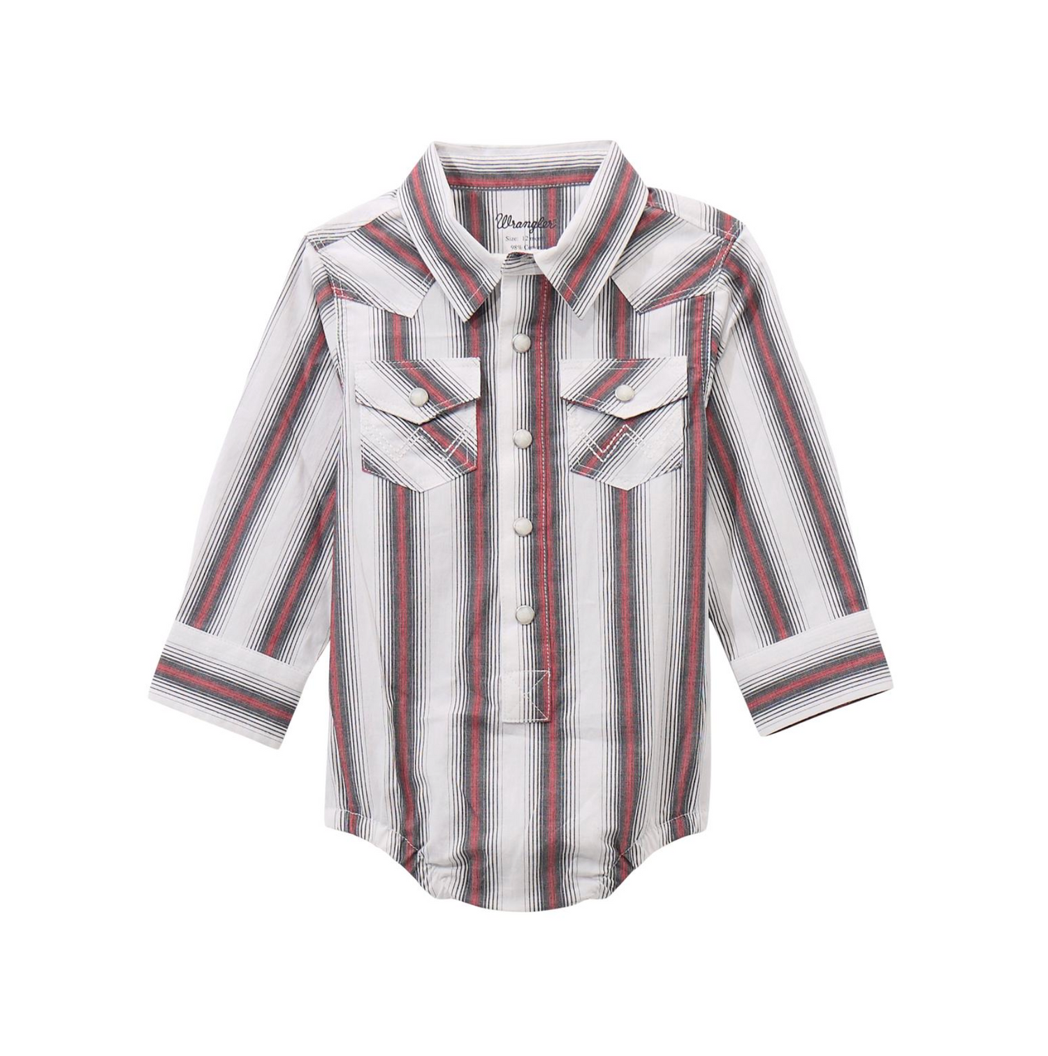 Wrangler Baby Boy Bodysuit in White Multi buy at boltranchstore.com western baby
