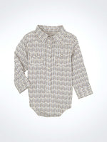 Wrangler Baby Boy LS Western Snap Onesie order today at boltranchstore.com