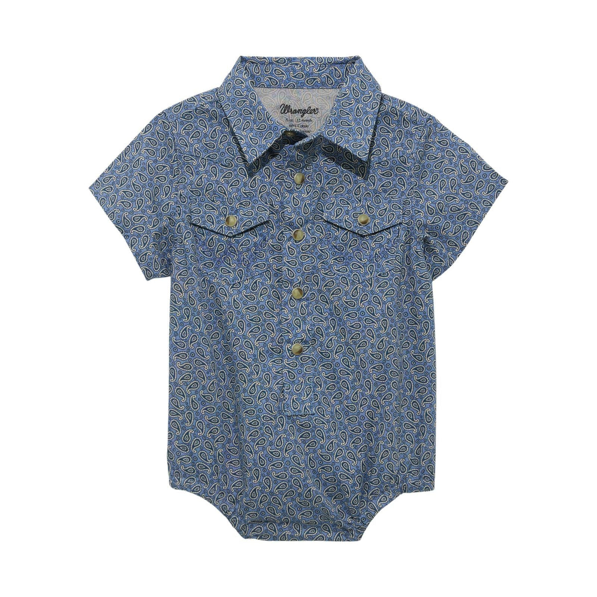 Wrangler Baby Boy Onesie - Blue/Navy Buy this at Boltranchstore.com
