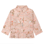 Wrangler Baby Girl Long Sleeve Snap Shirt in Desert Pink Boltranchstore.com Free Shipping pink southwest snap pearl